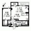 カーサスミレ トレスの間取り画像