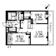 T-HAUS 鉢山の間取り画像