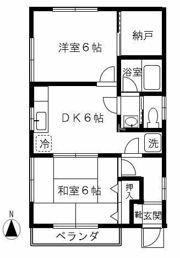 コーポみなみの間取り画像