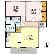 メゾン・ロゼール Aの間取り画像