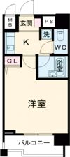 ラナップスクエア三宮プライムの間取り画像