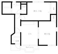 ハニーヴァレー弐番館の間取り画像