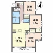 セントリビエ道後の間取り画像