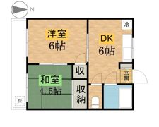 第一雄コーポの間取り画像