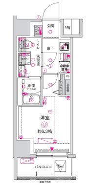 CREST TAPP 川崎港町の間取り画像