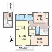 シャーメゾンふじいⅠの間取り画像