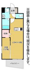 オーヴィジョンクラス浅香通りの間取り画像