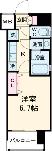 サンレムート・江坂ウエストの間取り画像