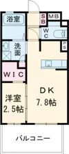 フロンティアききつⅢの間取り画像