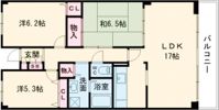 千里中央パークヒルズC棟の間取り画像
