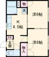 シャンピア菅野Aの間取り画像