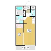 トレス天満Dの間取り画像