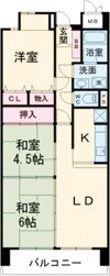 トーカンマンション潮見町の間取り画像
