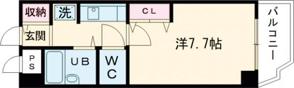 ジュネス西明石の間取り画像