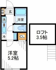 クレストコート上永谷の間取り画像
