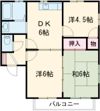 アーバンハイツ小路口Aの間取り画像