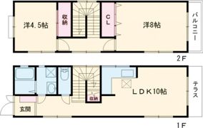 大久保町戸建住宅の間取り画像
