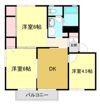 メルベーユの間取り画像