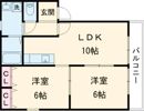 プレステージ日向B棟の間取り画像