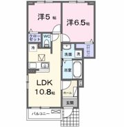 梶町2丁目アパートの間取り画像