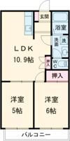 ディアレストの間取り画像