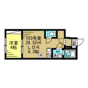 メゾントールモンド八千代中央の間取り画像