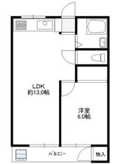 K1プラザの間取り画像