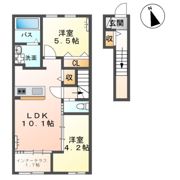 仮）北真舟新築アパートの間取り画像