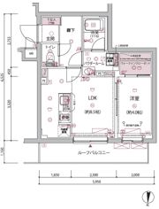 ARCOBALENO BUBAIGAWARAの間取り画像