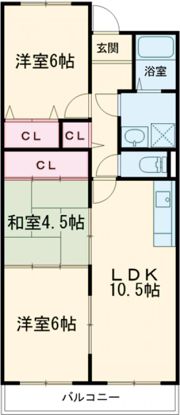 ボヌール安井の間取り画像