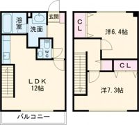 Asahi館Aの間取り画像