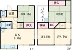 魚住町西岡貸家の間取り画像