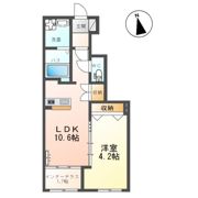 仮）北真舟新築アパートの間取り画像