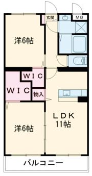 ハピネス紀和の間取り画像