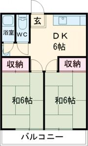 コーポ中島の間取り画像