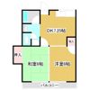 クレッセント大坪の間取り画像