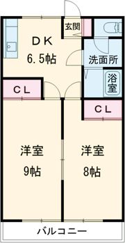 モンレーブBの間取り画像