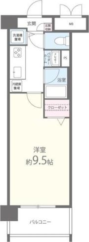 メゾンクレールⅢの間取り画像