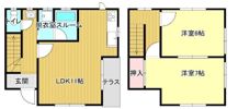 河内町貸家の間取り画像