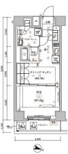 ARCOBALENO HASUNEⅡの間取り画像