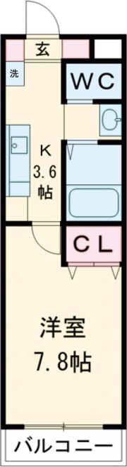 Kビル横山の間取り画像