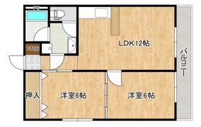 コーポ代（ダイ）の間取り画像