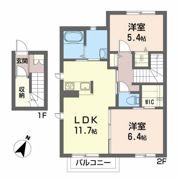 シャーメゾンガーデンズ下長Bの間取り画像