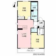 PRADO陣原の間取り画像