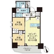 ライオンズ早稲田ミレスの間取り画像