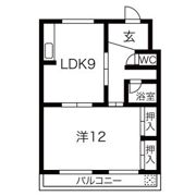 ハイツ久郷の間取り画像