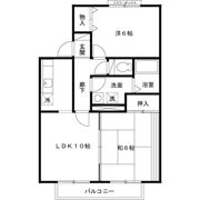セジュール湊高台 Fの間取り画像