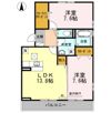 グランビア Cの間取り画像