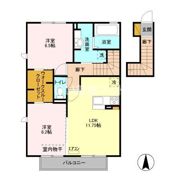 クルクマ・シャロームの間取り画像