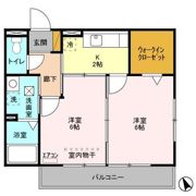 クレール岩瀬の間取り画像